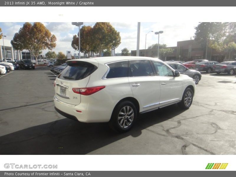 Moonlight White / Graphite 2013 Infiniti JX 35 AWD