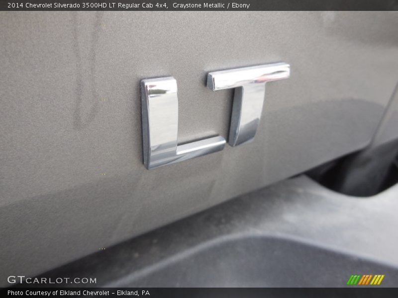 Graystone Metallic / Ebony 2014 Chevrolet Silverado 3500HD LT Regular Cab 4x4