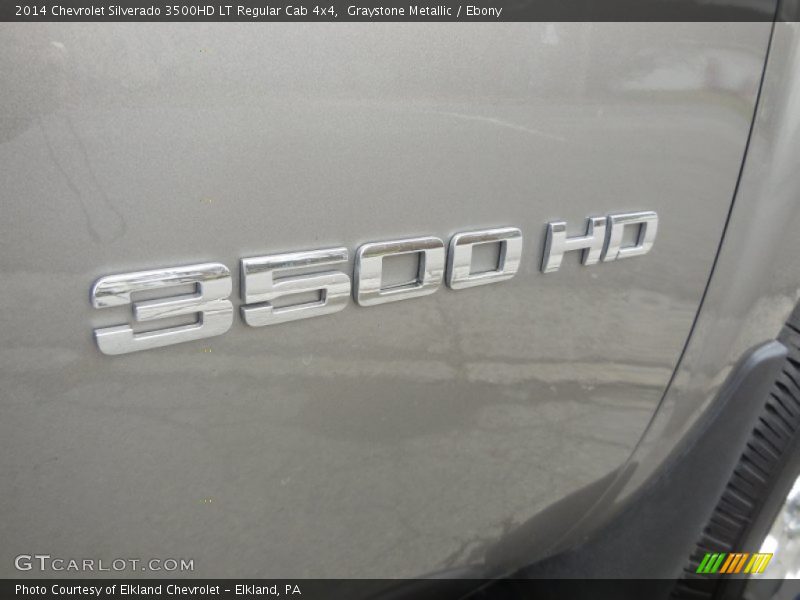 Graystone Metallic / Ebony 2014 Chevrolet Silverado 3500HD LT Regular Cab 4x4