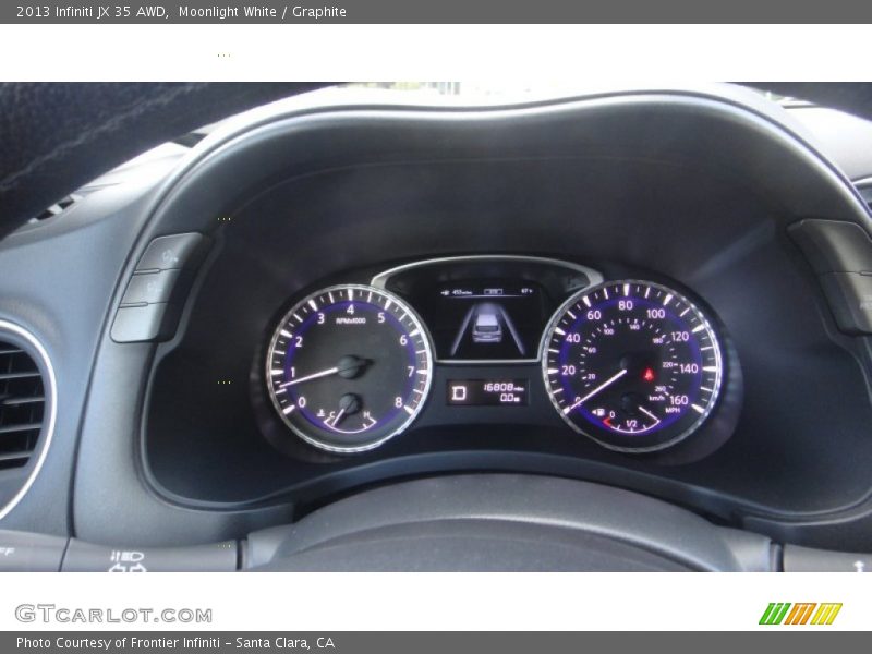 Moonlight White / Graphite 2013 Infiniti JX 35 AWD