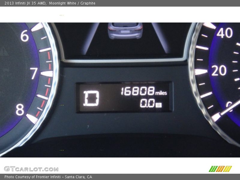 Moonlight White / Graphite 2013 Infiniti JX 35 AWD