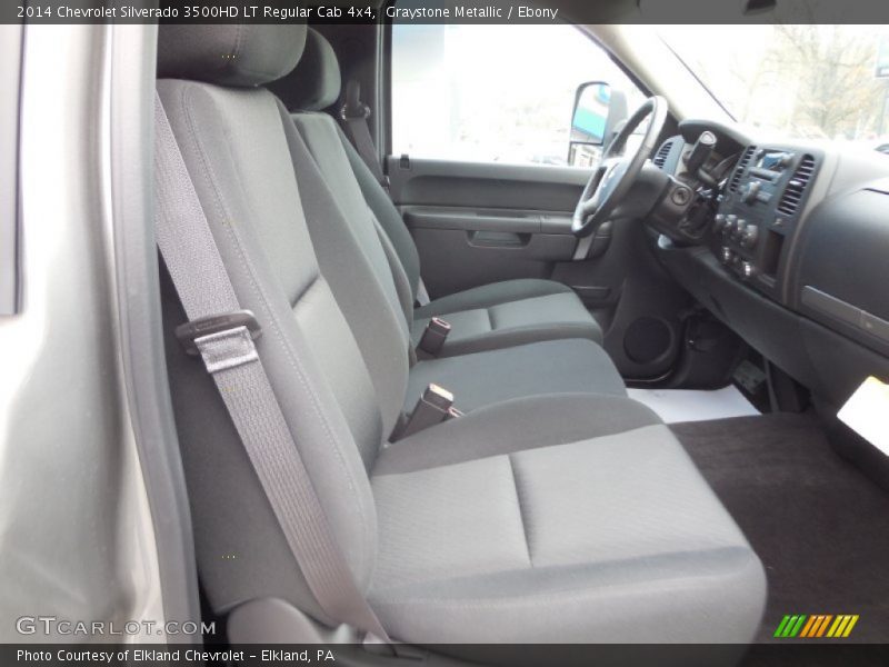 Graystone Metallic / Ebony 2014 Chevrolet Silverado 3500HD LT Regular Cab 4x4