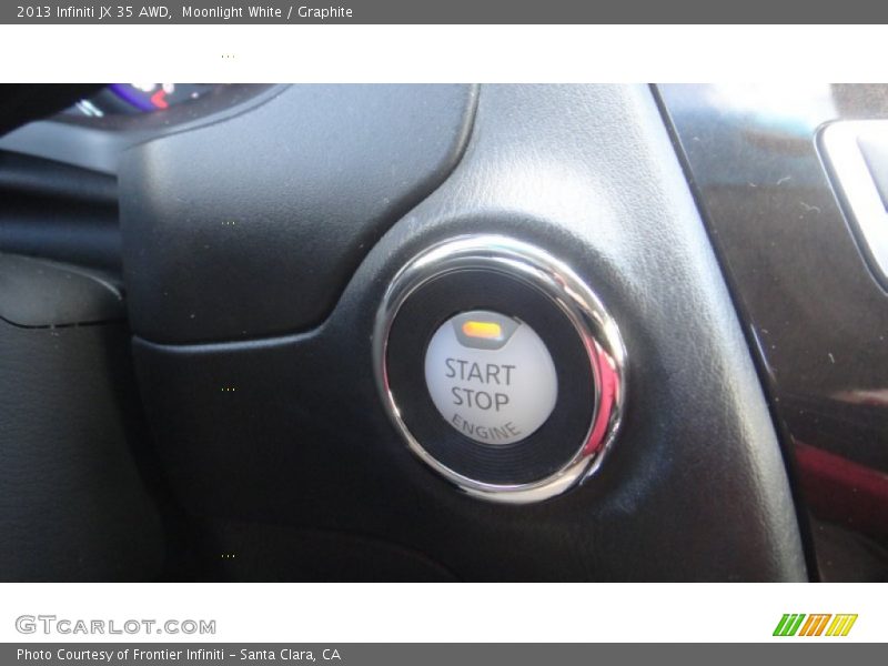 Moonlight White / Graphite 2013 Infiniti JX 35 AWD