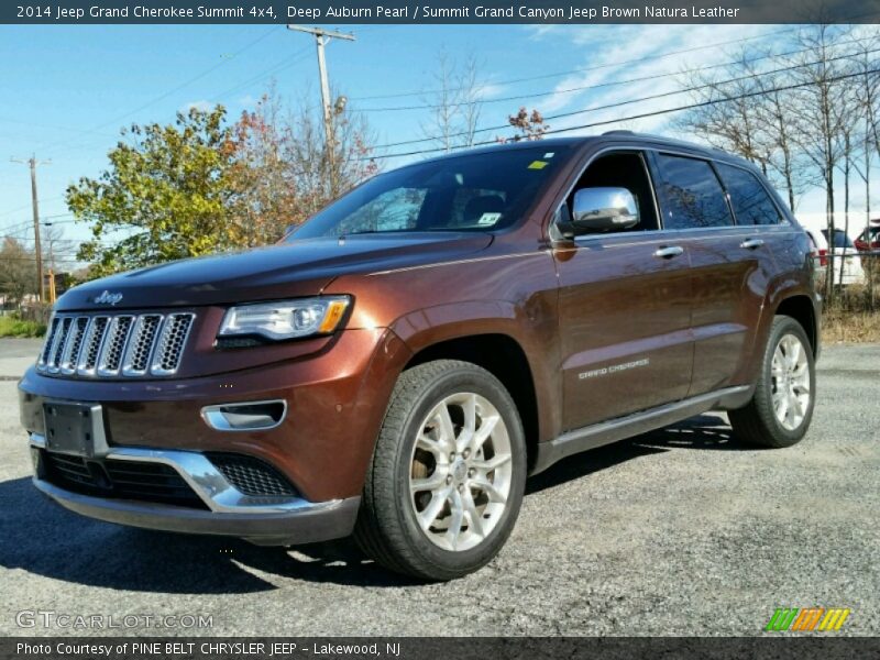 Front 3/4 View of 2014 Grand Cherokee Summit 4x4
