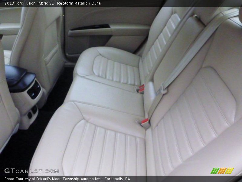Ice Storm Metallic / Dune 2013 Ford Fusion Hybrid SE