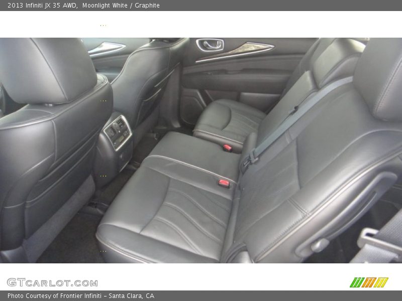 Moonlight White / Graphite 2013 Infiniti JX 35 AWD