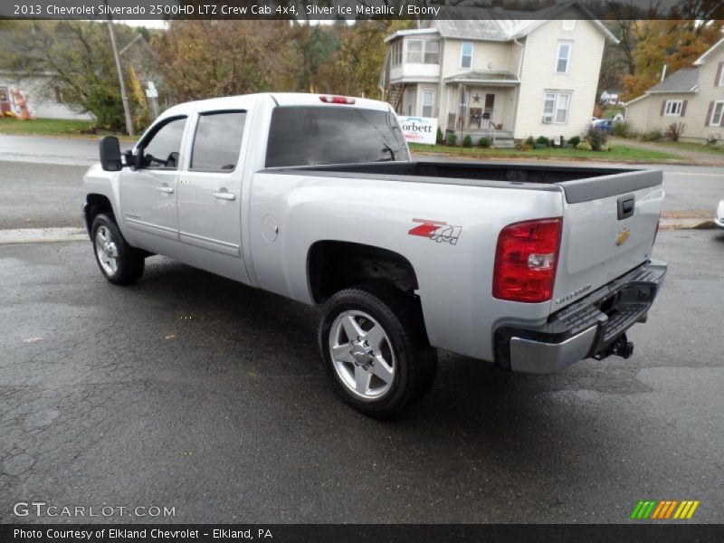 Silver Ice Metallic / Ebony 2013 Chevrolet Silverado 2500HD LTZ Crew Cab 4x4