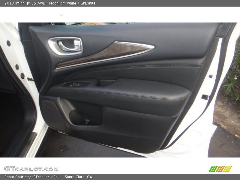 Moonlight White / Graphite 2013 Infiniti JX 35 AWD