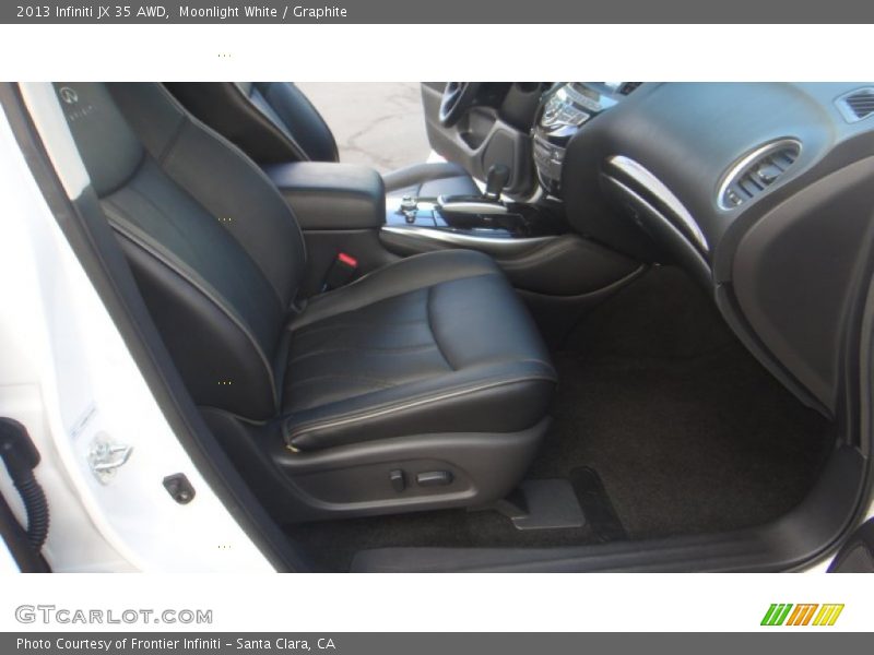 Moonlight White / Graphite 2013 Infiniti JX 35 AWD