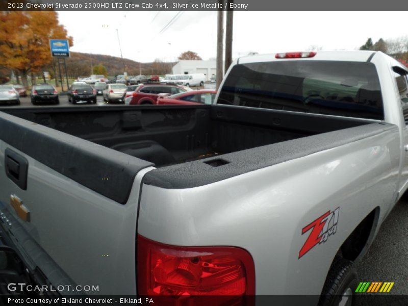 Silver Ice Metallic / Ebony 2013 Chevrolet Silverado 2500HD LTZ Crew Cab 4x4