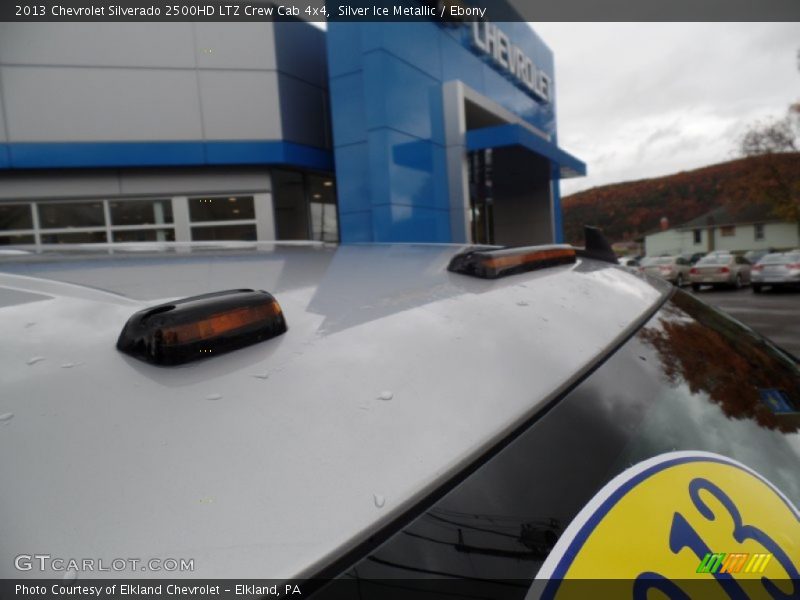 Silver Ice Metallic / Ebony 2013 Chevrolet Silverado 2500HD LTZ Crew Cab 4x4