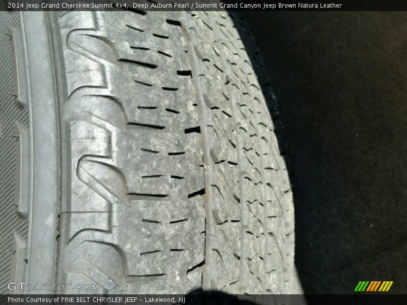 Deep Auburn Pearl / Summit Grand Canyon Jeep Brown Natura Leather 2014 Jeep Grand Cherokee Summit 4x4