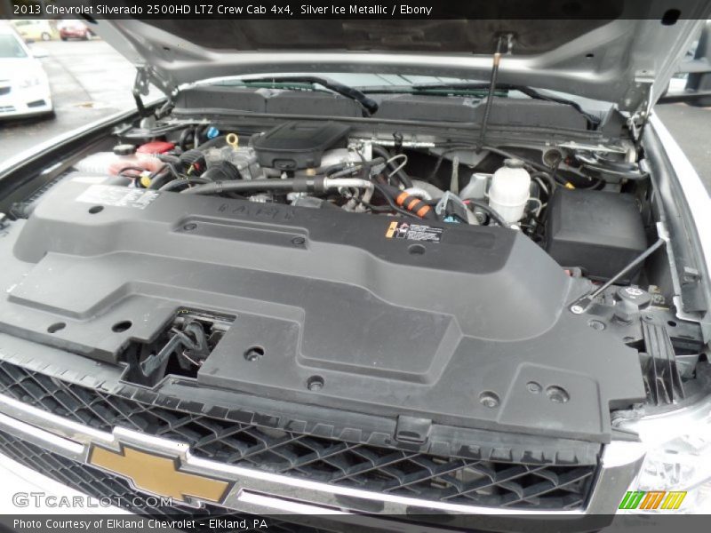 Silver Ice Metallic / Ebony 2013 Chevrolet Silverado 2500HD LTZ Crew Cab 4x4