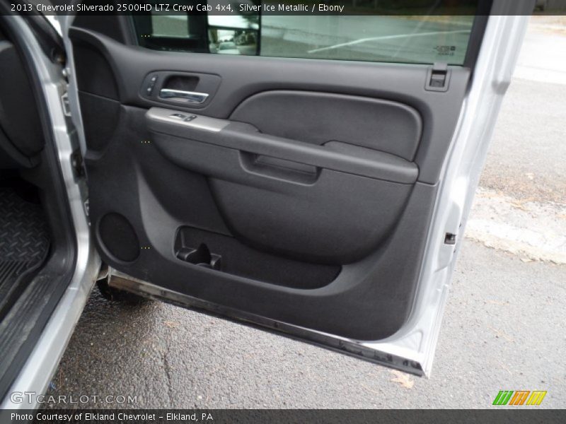 Silver Ice Metallic / Ebony 2013 Chevrolet Silverado 2500HD LTZ Crew Cab 4x4