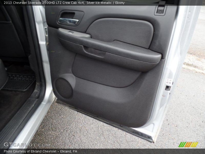 Silver Ice Metallic / Ebony 2013 Chevrolet Silverado 2500HD LTZ Crew Cab 4x4