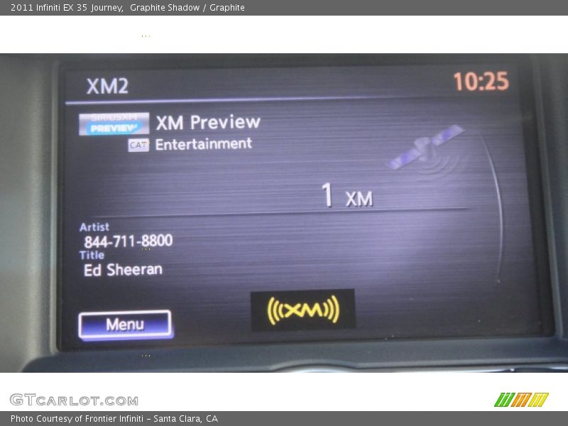 Graphite Shadow / Graphite 2011 Infiniti EX 35 Journey