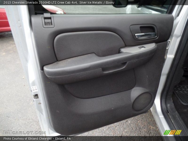 Silver Ice Metallic / Ebony 2013 Chevrolet Silverado 2500HD LTZ Crew Cab 4x4