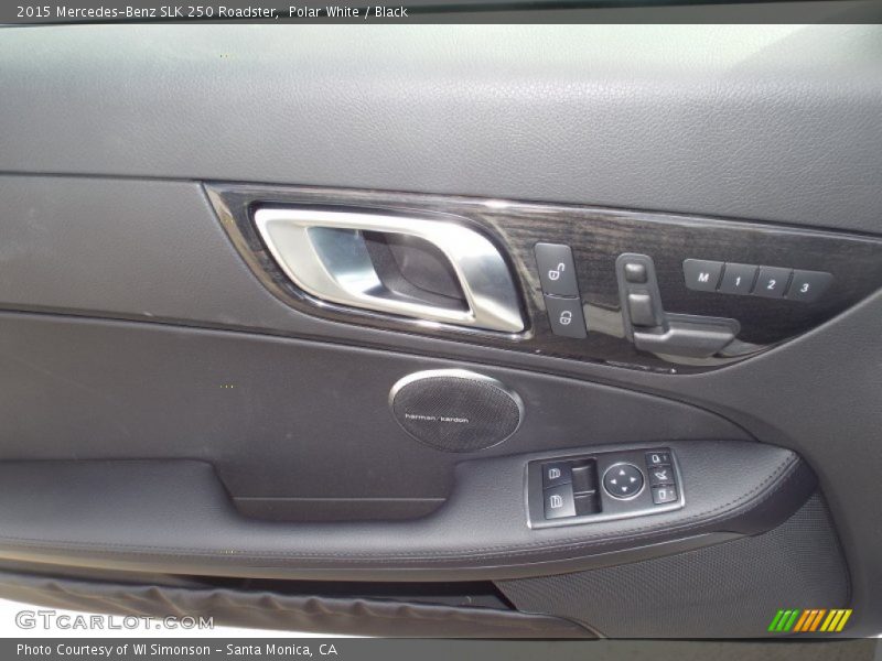 Polar White / Black 2015 Mercedes-Benz SLK 250 Roadster