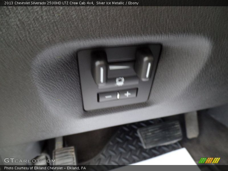 Silver Ice Metallic / Ebony 2013 Chevrolet Silverado 2500HD LTZ Crew Cab 4x4