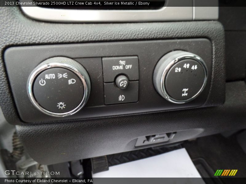 Silver Ice Metallic / Ebony 2013 Chevrolet Silverado 2500HD LTZ Crew Cab 4x4