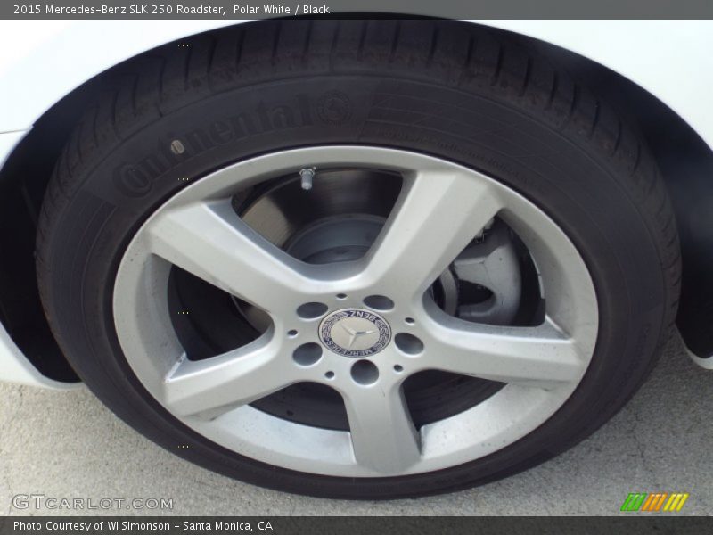 Polar White / Black 2015 Mercedes-Benz SLK 250 Roadster