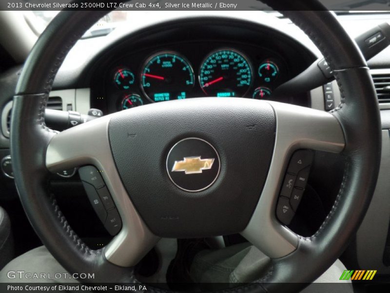 Silver Ice Metallic / Ebony 2013 Chevrolet Silverado 2500HD LTZ Crew Cab 4x4