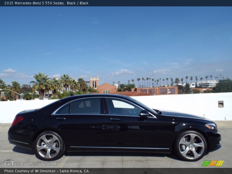 Black / Black 2015 Mercedes-Benz S 550 Sedan