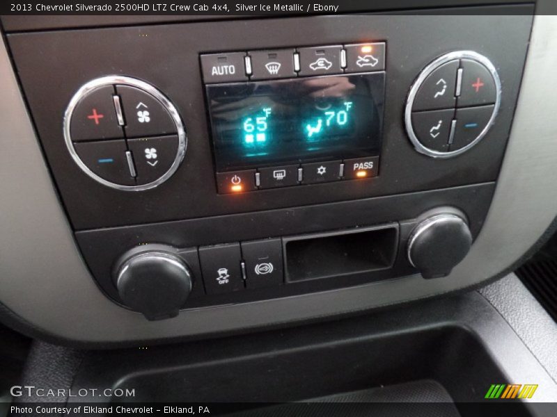 Silver Ice Metallic / Ebony 2013 Chevrolet Silverado 2500HD LTZ Crew Cab 4x4