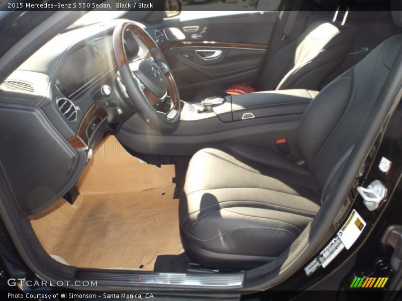 Black / Black 2015 Mercedes-Benz S 550 Sedan
