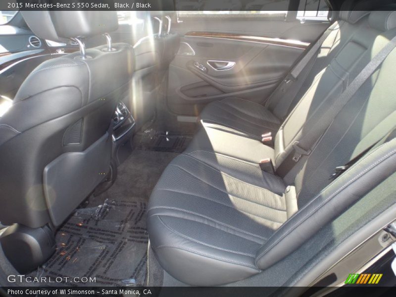 Black / Black 2015 Mercedes-Benz S 550 Sedan