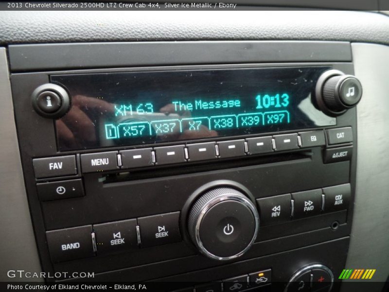 Silver Ice Metallic / Ebony 2013 Chevrolet Silverado 2500HD LTZ Crew Cab 4x4