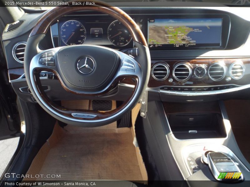 Black / Black 2015 Mercedes-Benz S 550 Sedan