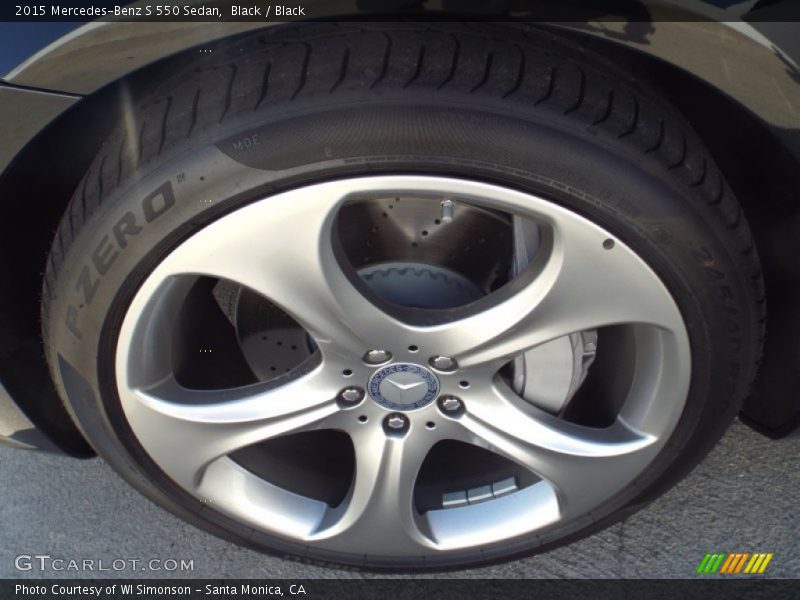 Black / Black 2015 Mercedes-Benz S 550 Sedan