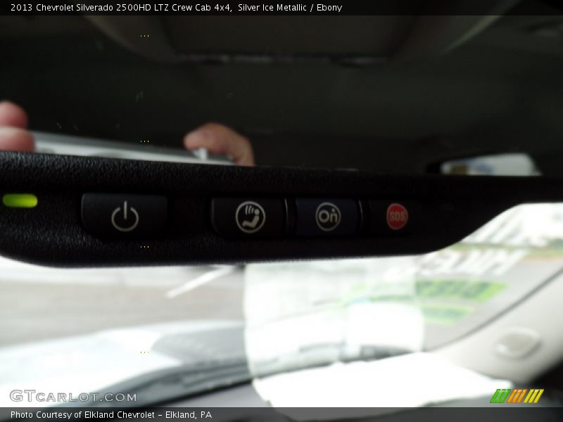 Silver Ice Metallic / Ebony 2013 Chevrolet Silverado 2500HD LTZ Crew Cab 4x4