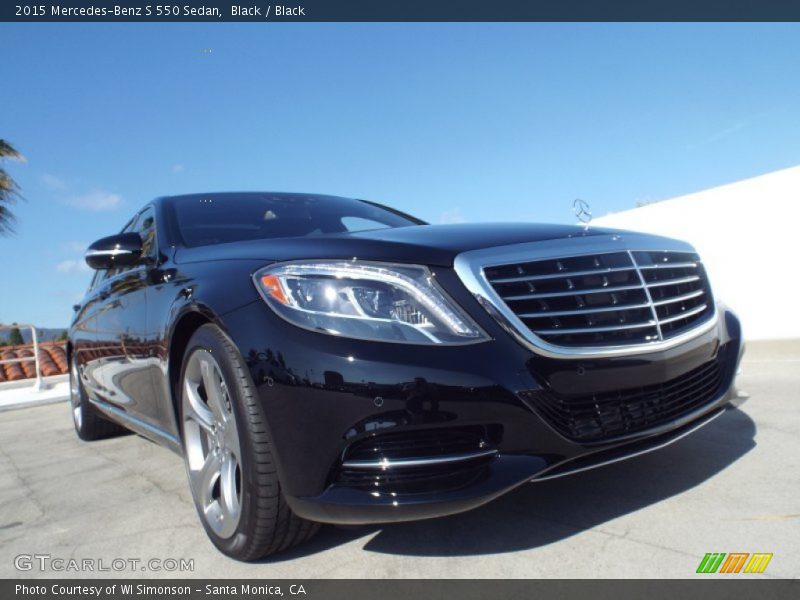 Black / Black 2015 Mercedes-Benz S 550 Sedan