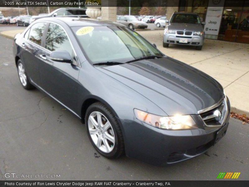 Carbon Gray Pearl / Ebony 2005 Acura TSX Sedan