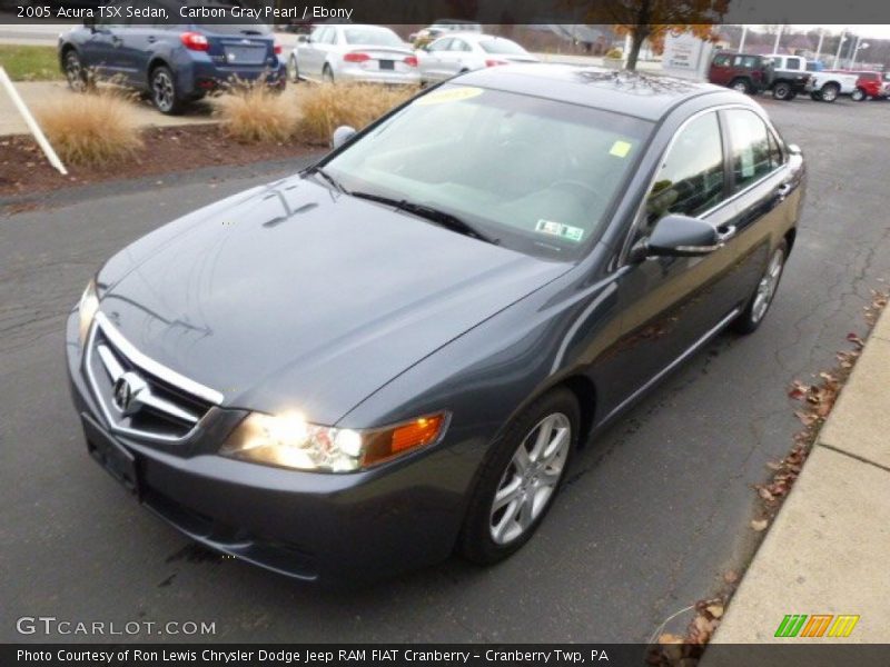 Carbon Gray Pearl / Ebony 2005 Acura TSX Sedan