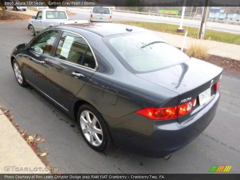 Carbon Gray Pearl / Ebony 2005 Acura TSX Sedan