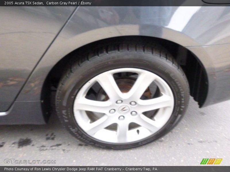 Carbon Gray Pearl / Ebony 2005 Acura TSX Sedan