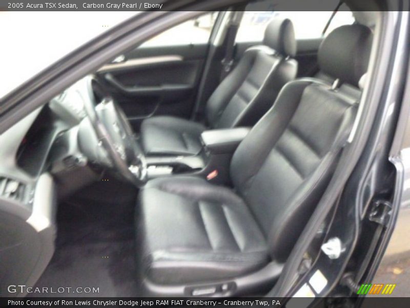 Carbon Gray Pearl / Ebony 2005 Acura TSX Sedan