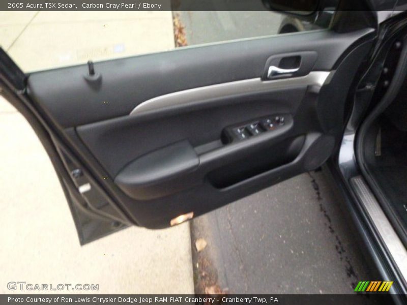 Carbon Gray Pearl / Ebony 2005 Acura TSX Sedan