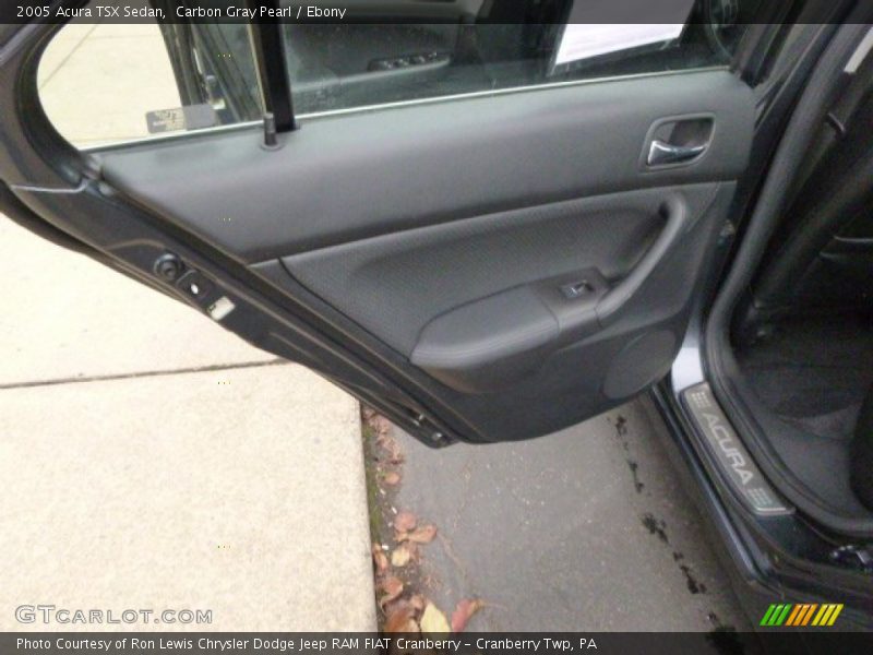 Carbon Gray Pearl / Ebony 2005 Acura TSX Sedan