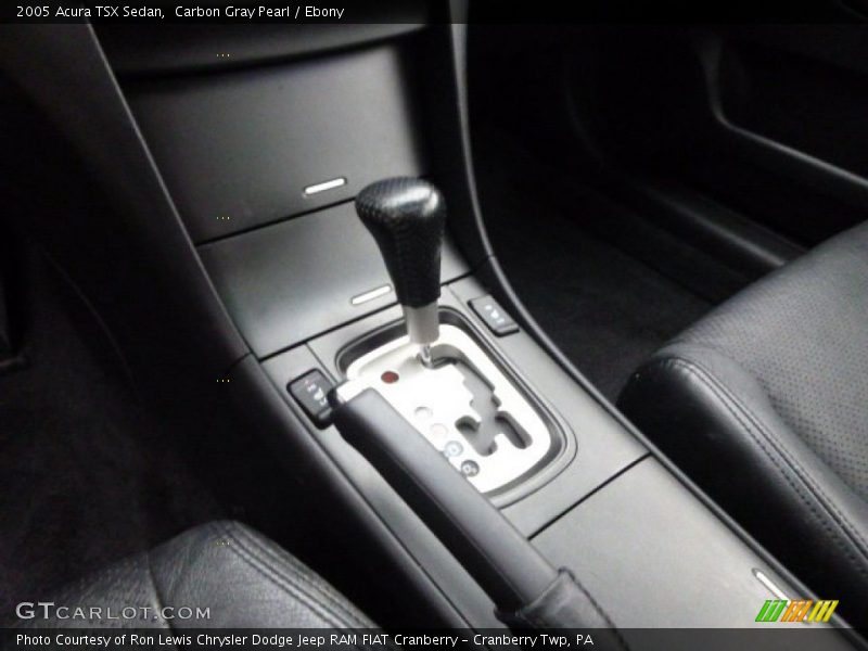 Carbon Gray Pearl / Ebony 2005 Acura TSX Sedan