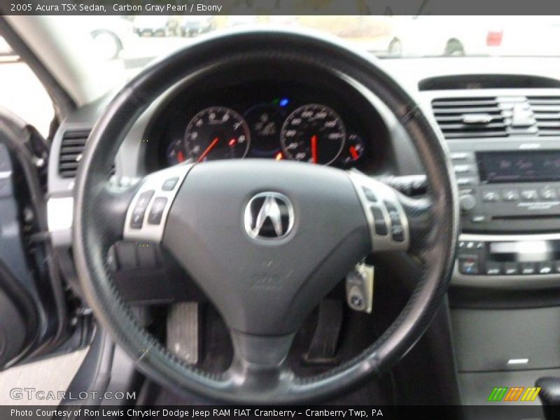 Carbon Gray Pearl / Ebony 2005 Acura TSX Sedan