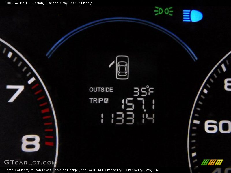 Carbon Gray Pearl / Ebony 2005 Acura TSX Sedan