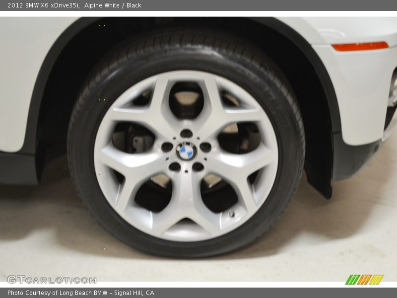 Alpine White / Black 2012 BMW X6 xDrive35i