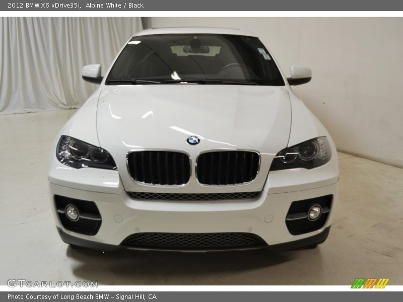 Alpine White / Black 2012 BMW X6 xDrive35i