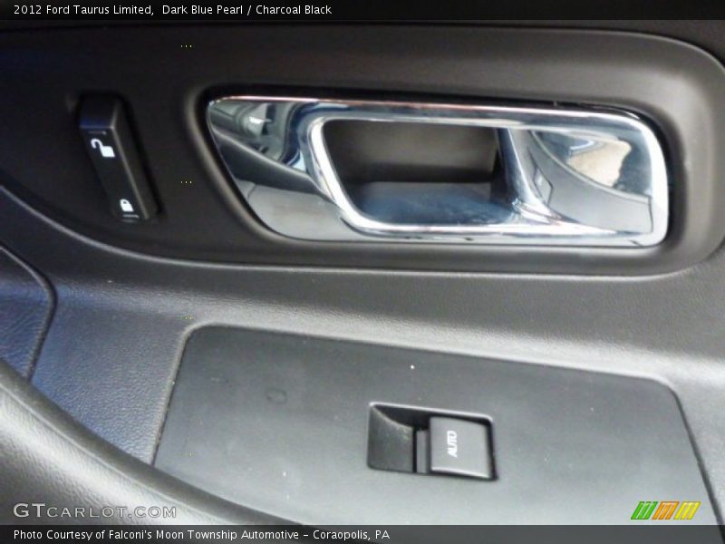 Dark Blue Pearl / Charcoal Black 2012 Ford Taurus Limited