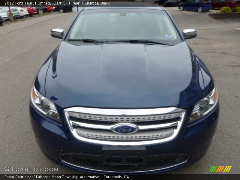 Dark Blue Pearl / Charcoal Black 2012 Ford Taurus Limited