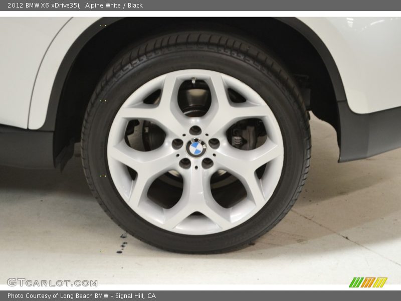 Alpine White / Black 2012 BMW X6 xDrive35i